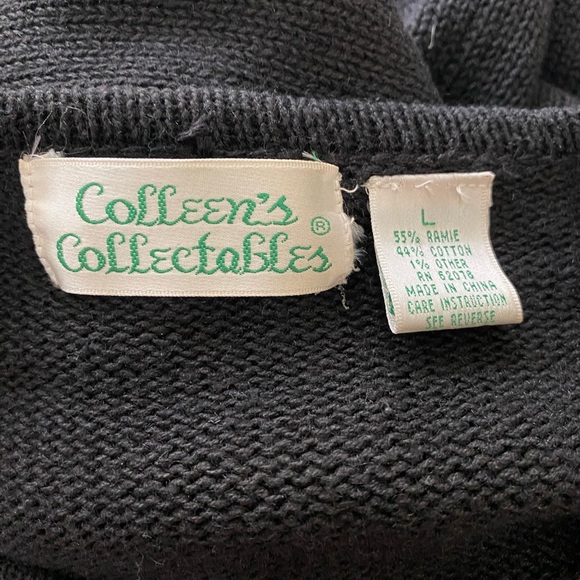 Colleens Collectibles Vintage Sequined Sweater Size L Beverly Goldberg Sweater - Picture 3 of 4